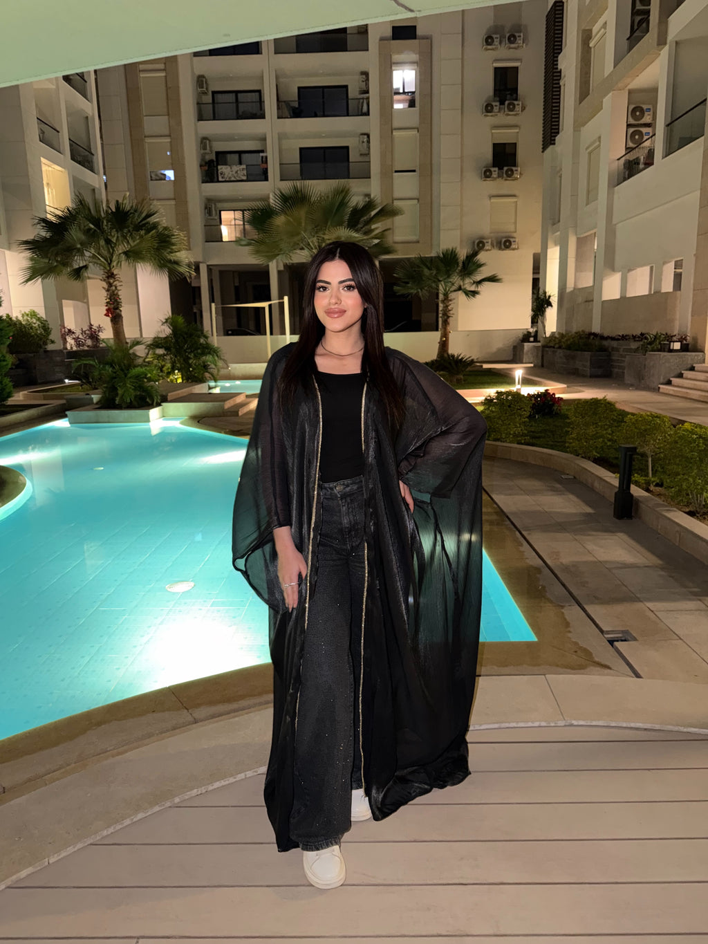 Black fairy kaftan