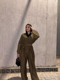 Olive Aura Jumpsuit