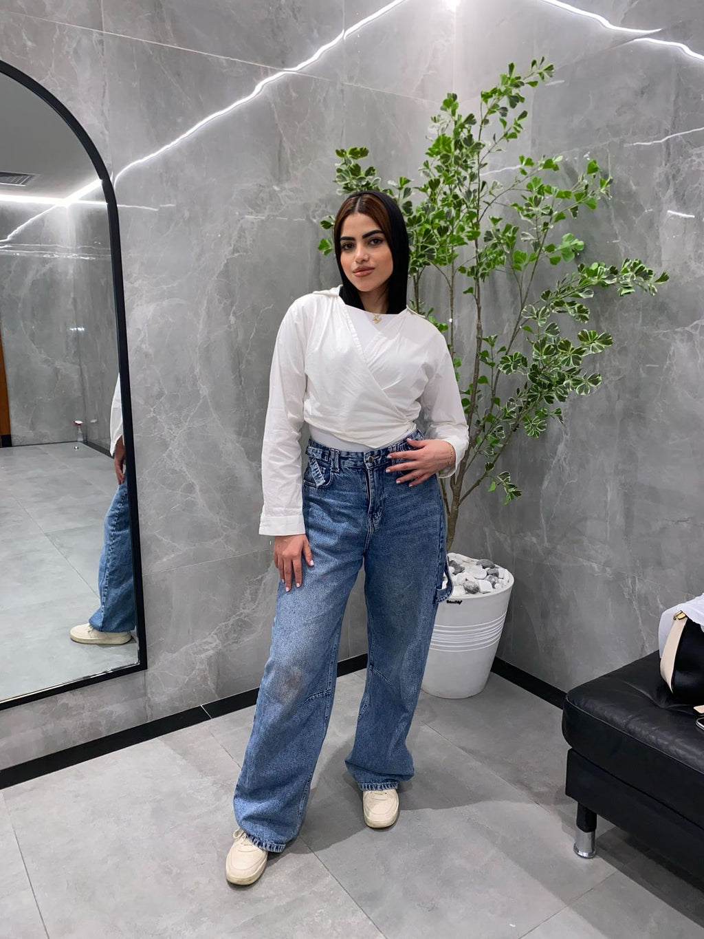 Criss Cross White Shirt