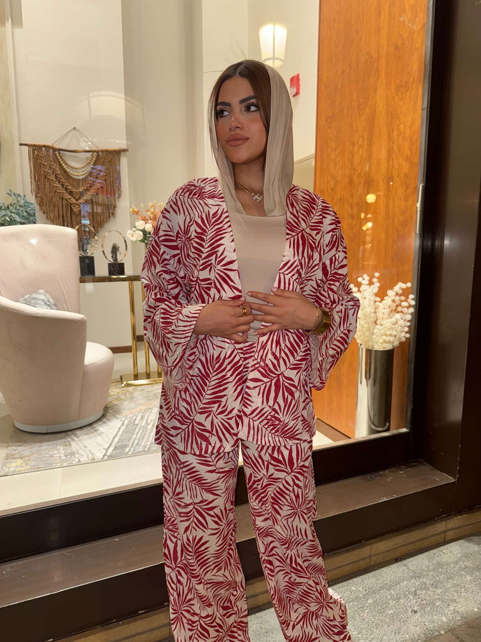 Red Blossom Two-piece set