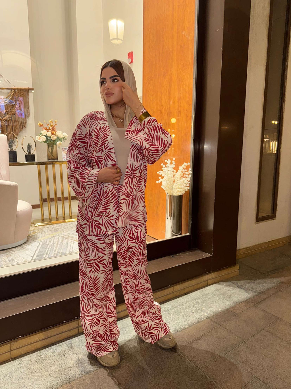 Red Blossom Two-piece set