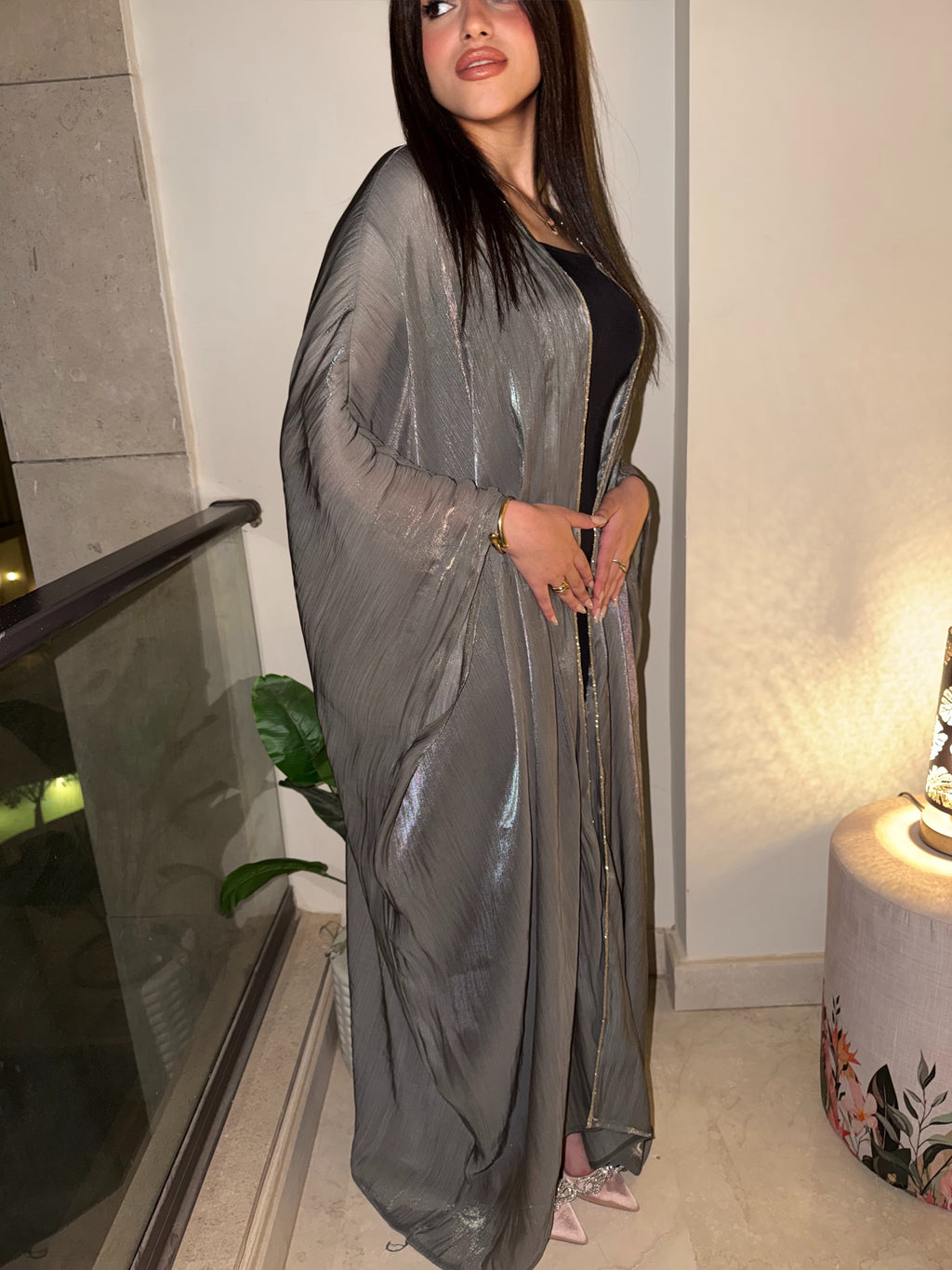 Silver Mist Kaftan