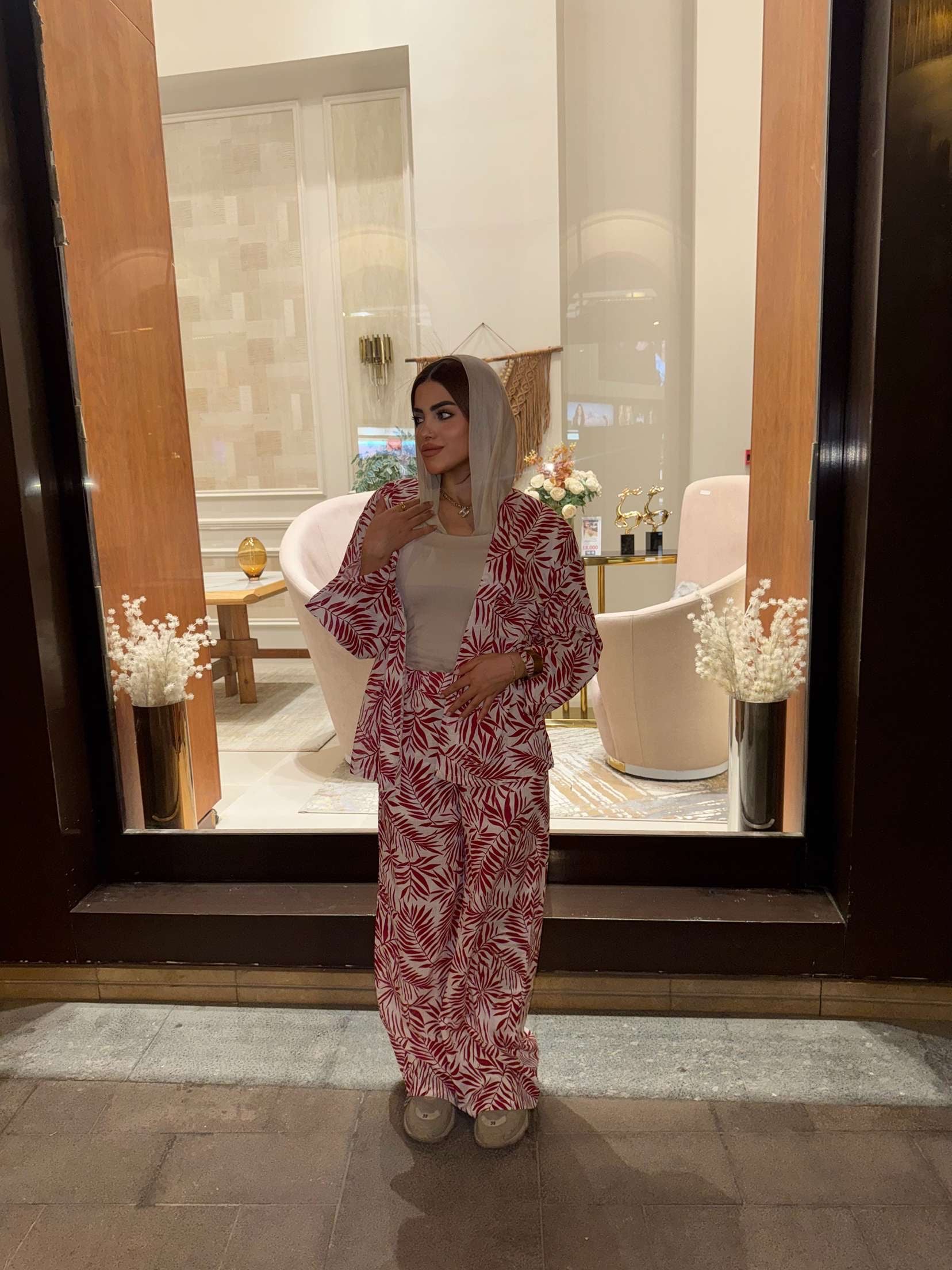 Red Blossom Two-piece set