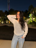 Peral Cream Top