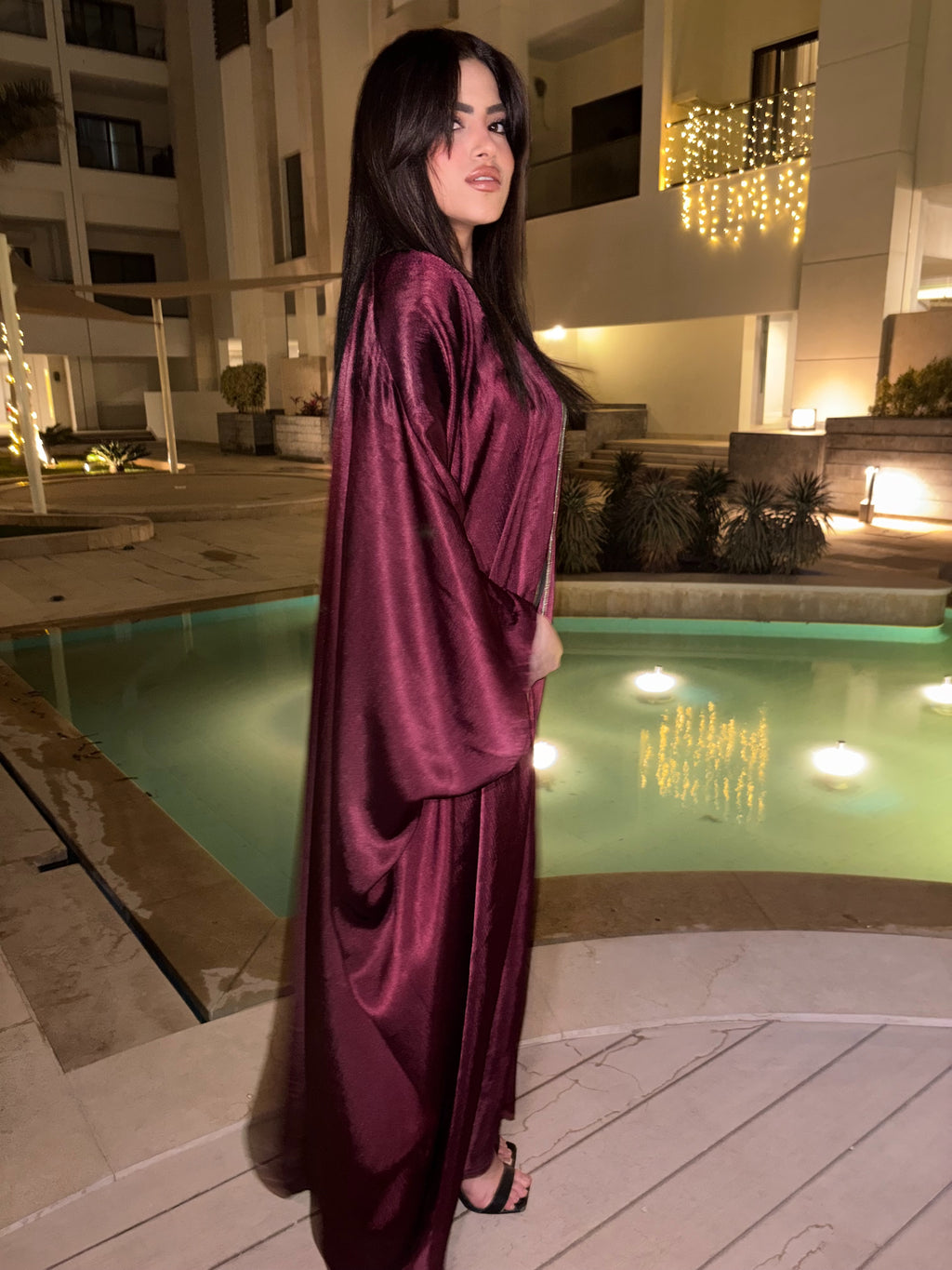 Royal Burgundy Kaftan