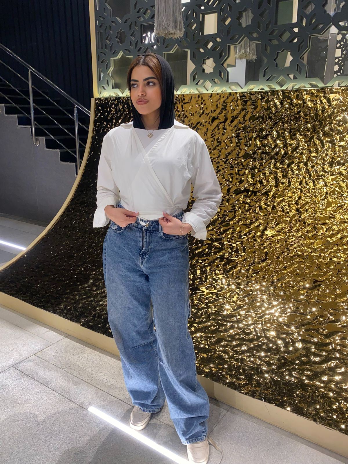 Criss Cross White Shirt