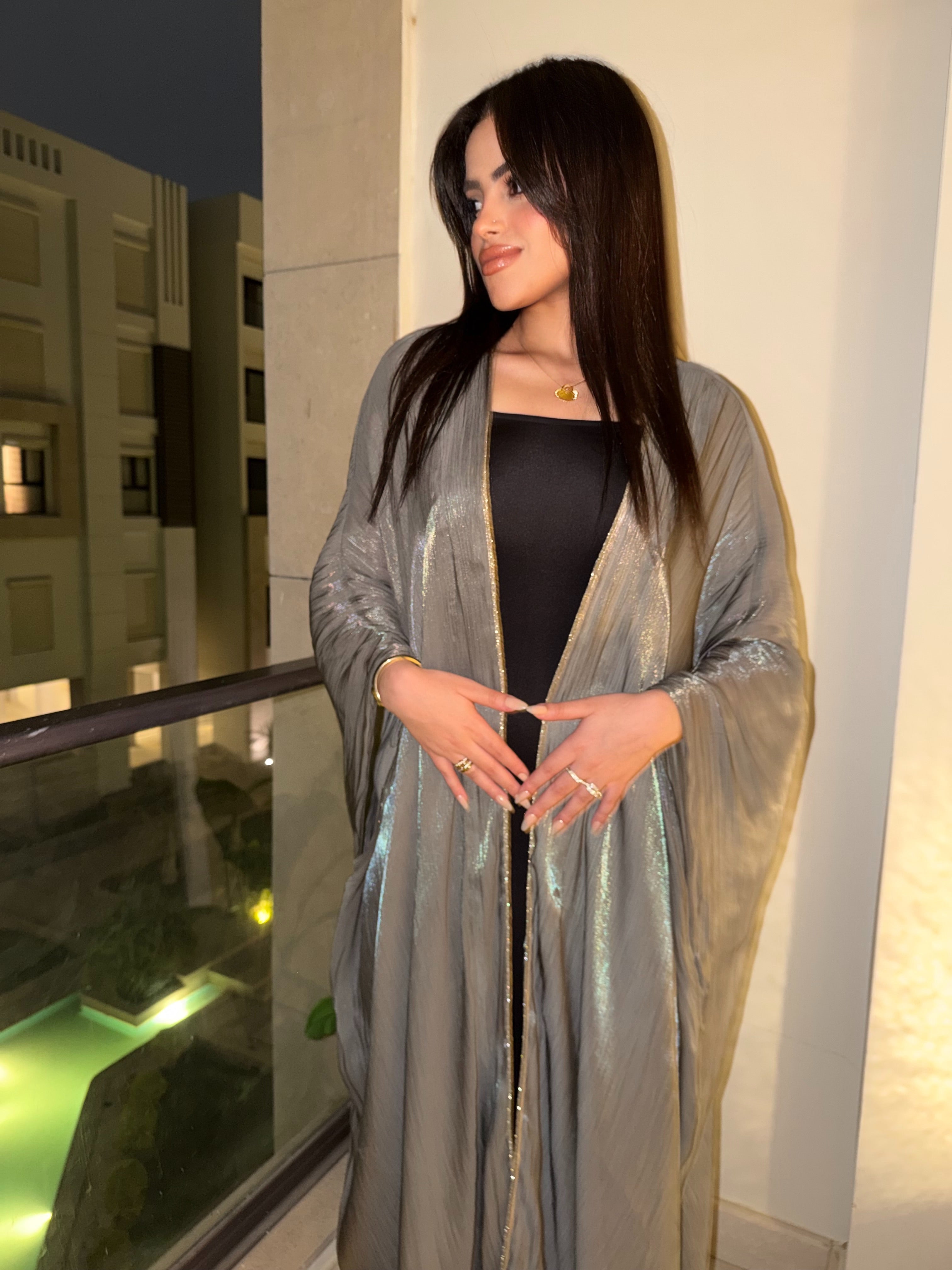Silver Mist Kaftan